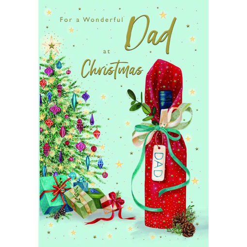 Picture of FOR A WONDERFUL DAD CHRISTMAS CARD